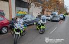 Dos motocicletas de la Policía Municipal durante una actuación