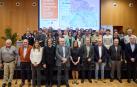 El consejero de Desarrollo Rural y Medio Ambiente, José María Aierdi, presenta el nuevo sistema de alerta temprana ante el riesgo de inundaciones
