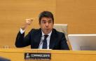 El presidente de la Generalitat valenciana en funciones, Carlos Mazón, comparece ante la comisión de la dana, en el Congreso de los Diputados