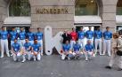 Los participantes en el Parejas de Primera, en la Gran Vía bilbaína