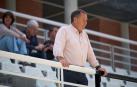 Rafa del Amo, presidente de la FNF, en el Txantrea-Hispania de fútbol sala