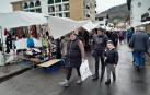 Imagen de la feria de Lesaka, celebrada este jueves.