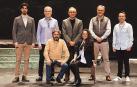 Pepe Hannan, David López, José  Antonio Irastorza (sentado), Luis Miguel  Alonso (de pie), Inés Ballester, Iñigo Laborería y Javier Echarri /