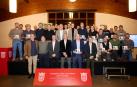 La Federación Navarra de Fútbol reconoció a una treintena de entrenadores y entrenadoras del fútbol navarro.