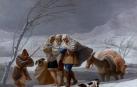 Goya pintó 'El invierno' o 'La nevada' en 1789. Por primera vez, se reflejaba en un cuadro la rudeza del frío y la nieve.