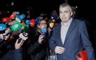 El exsecretario de organización del PSOE Santos Cerdán a su salida de la prisión de Soto del Real, el 19 de noviembre de 2025