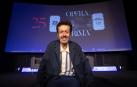 Miguel Ángel Calvo Buttini en el Cine Moncayo de Tudela