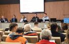 La asamblea de Mancomunidad de Montejurra durante su celebración este miércoles por la tarde