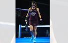 Martina Calvo, durante el primer encuentro disputado en el Premier Padel GNP Acapulco Major /