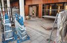 Imagen de la obra del futuro centro de día de Barañáin, en la avenida Comercial