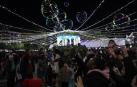Fotos del encendido de luces de Navidad en Pamplona
