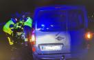 Vehículos siniestrados en Muíños (Ourense)