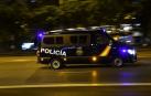 Un furgón de la Policía Nacional