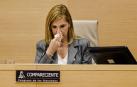 La exconsellera de Justicia i Interior de la Generalitat Valenciana Salomé Pradas, se ha emocionado durante su comparecencia ante la Comisión de Investigación de la dana