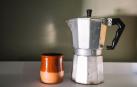 Imagen de archivo de una cafetera