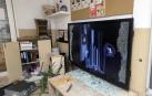destrozos en el colegio público de Buztintxuri.