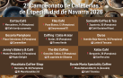 Listado de cafeterías que participan en esta segunda edición del certamen.