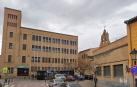 Imagen del exterior del centro ETI San Juan ubicado en la plaza del mismo nombre de Tudela