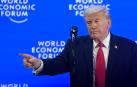 El presidente de Estados Unidos, Donald Trump, este miércoles en el Foro de Davos (Suiza)