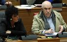 El consejero de Desarrollo Rural, José Mª Aierdi,  junto a la nueva consejera de Interior, Inma Jurío