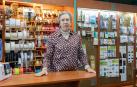 Anabel Lainez Baquero, en el interior de su mercería Fil´dor de Tudela