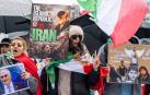 Protesta este martes en Ginebra contra el régimen de los ayatolás que gobierna en Irán