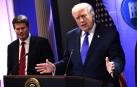 Donald Trump, en la rueda de prensa que ha ofrecido tras conocer el fallo de Tribunal Supremo sobre los aranceles