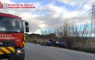 Dos heridos en una colisión frontal entre dos vehículos en Tudela