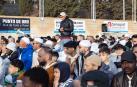 Foto de la multitudinaria oración que cierra el Ramadán en Tudela