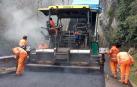 Trabajos de mejora de una carretera