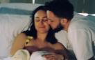 C. Tangana y Rocío Aguirre en el hospital junto a su primer hijo
