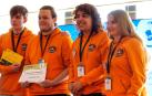 El equipo ganador de CanSat Navarra durante la entrega de premios en Baluarte el 28 de marzo de 2026