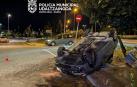 Imagen del estado en el que quedó el vehículo tras sufrir el accidente en el polígono de Agustinos