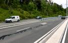 Grietas selladas en la cuesta de Beloso aparecidas tras las obras del carril bici