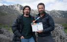 Johnny Massaro y Rodrigo Santoro durante el rodaje
