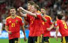 Bélgica golea a Nueva Zelanda para ser primera