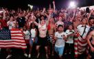 Una de las fan zone durante el presente Mundial