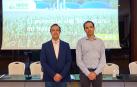 Desde la izquierda: Javier Muñoz y Enrique Aymerich, los dos ponentes de la jornada sobre biometano