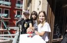 Gari Arregui, Ane Loizate e Ivanna Jiménez, lanzadores del chupinazo txiki