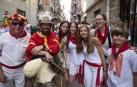 Foto de la salida de la Comparsa de Gigantes y Cabezudos este 10 de julio de San Fermín 2026.