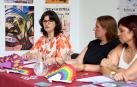 Ana Duarte, la alcaldesa Marta Ruiz de Alda y la concejal Azucena Polo