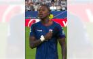Sindy Lopes Cabral se toca el escudo de Cabo Verde tras anotar el tanto contra Argentinas