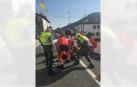 Agentes de la Guardia Civil y efectivos sanitarios, en el lugar del suceso