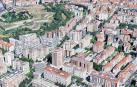 Vista aérea de la zona de la avenida Sancho El Fuerte