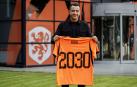 Xavi Hernández, en su presentación como seleccionador de la selección nacional de fútbol de los Países Bajos