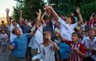 Alegría y celebraciones en el inicio de las fiestas en Zizur Menor