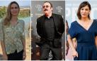 Kira Miró, Carlos Areces y Malena Alterio