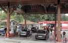 Varios coches franceses repostan en Dantxarinea