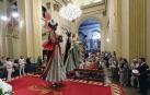 Las cuatro figuras bailan en la capilla de San Fermín.