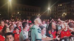Vídeo: Los aficionados no dan crédito tras anular el gol de Nico Williams: "Tongo, tongo"